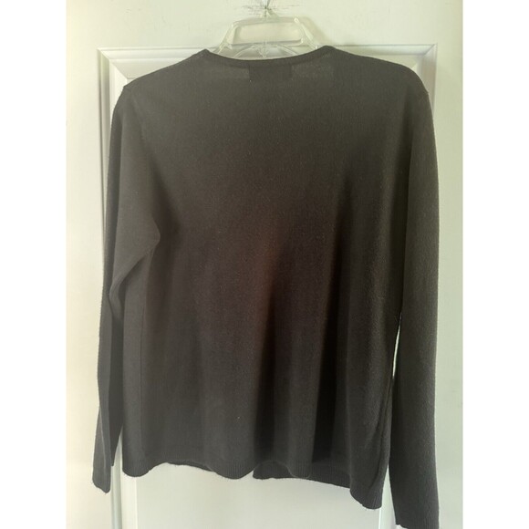 Croft Barrow Cardigan Sweater Set Women’s Size Medium Embroidered Roses Floral - Picture 6 of 6